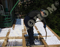 Фото утепление крыши заливным пенопластом экоизол - ТЕПЛОНОМ™