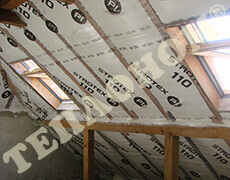 Фото eтепление мансарды заливным пенопластом экоизол - ТЕПЛОНОМ™