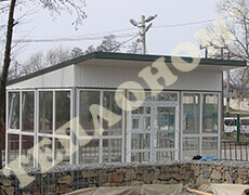 Фото торговий павільйону (кіоску) утепленого заливним пінопластом екоізол - ТЕПЛОНОМ™