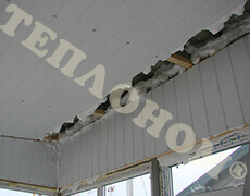 Фото утеплення торгового павільйону (кіоску) заливним пінопластом екоізол - ТЕПЛОНОМ™