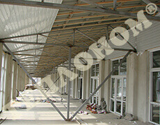 Фото утеплення торгових павільйонів (базарів) заливним пінопластом екоізол - ТЕПЛОНОМ™