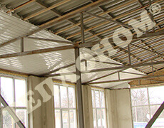 Фото утеплення торгових павільйонів (базарів) заливним пінопластом екоізол - ТЕПЛОНОМ™